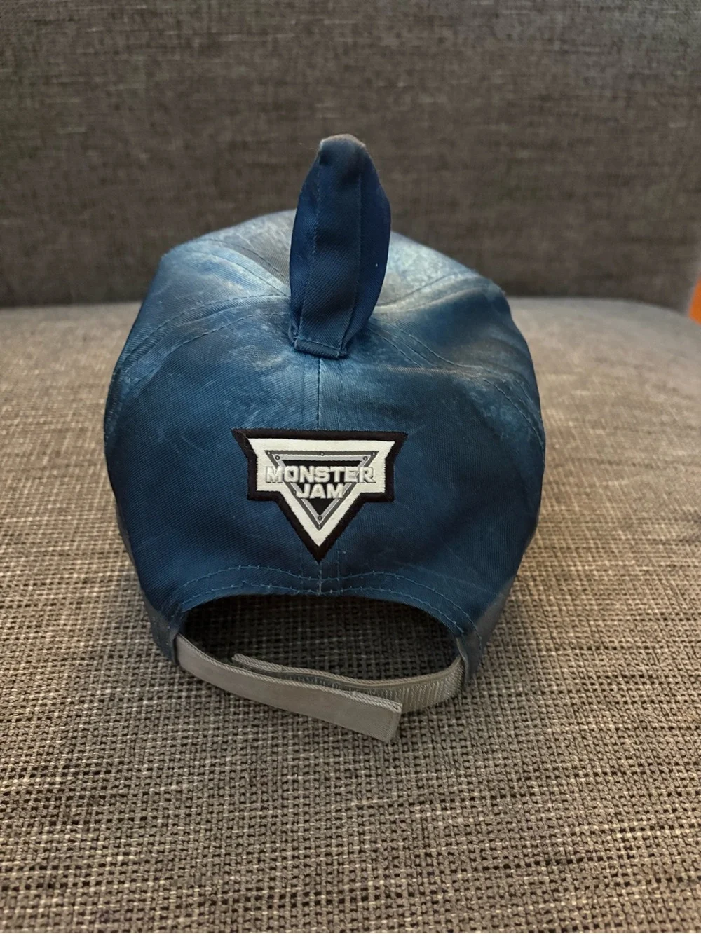 Kids Signed Dennis Anderson Megalodon Monster Jam Trucker Hat - Blue